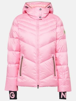 Růžová prošívaná lyžařská bunda Bogner