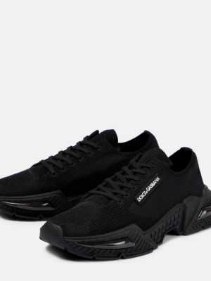 Sneakersy z siateczką Dolce&gabbana czarne