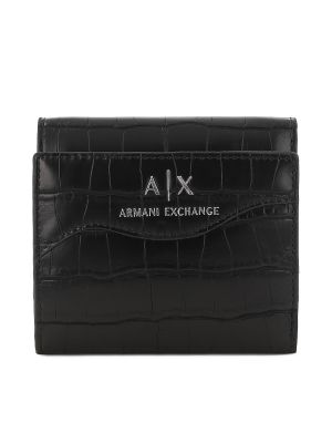 Denarnica Armani Exchange črna