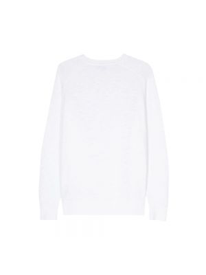 Sweter bawełniany Calvin Klein biały