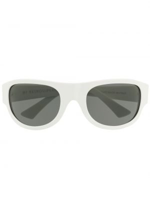 Oversize saulesbrilles Retrosuperfuture balts