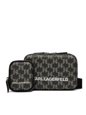 Чорна сумка через плече Karl Lagerfeld