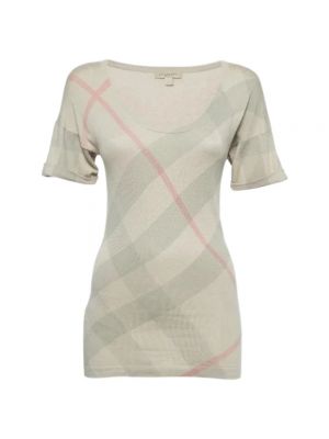 Top Burberry Vintage beżowy