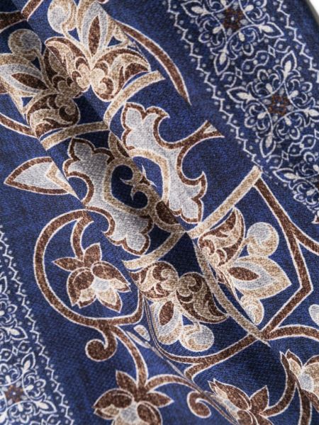 Cravate en soie à imprimé avec poches Lady Anne