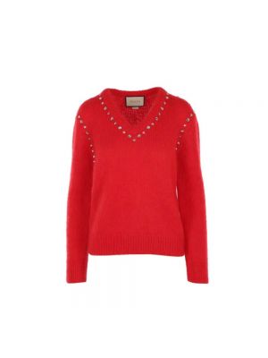 Czerwony sweter Gucci