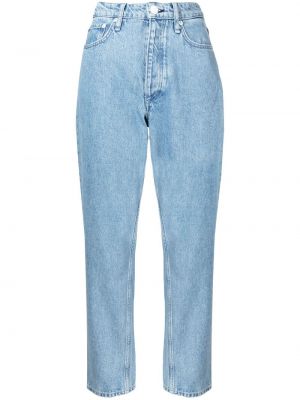 Proste jeansy klasyczne z paskiem Rag & Bone/jean - niebieski