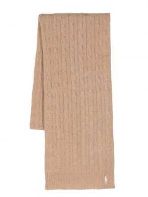 Schal mit stickerei Polo Ralph Lauren braun