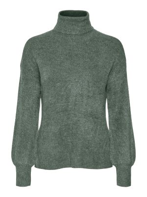 Džemper s melange uzorkom Vero Moda zelena