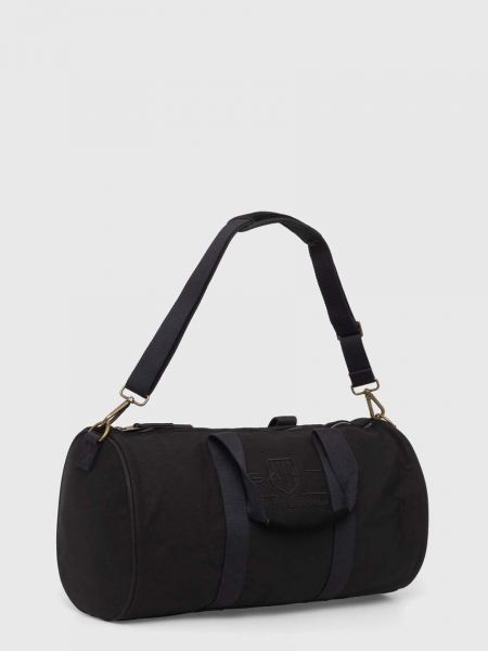 Pamučna torbica Gant crna