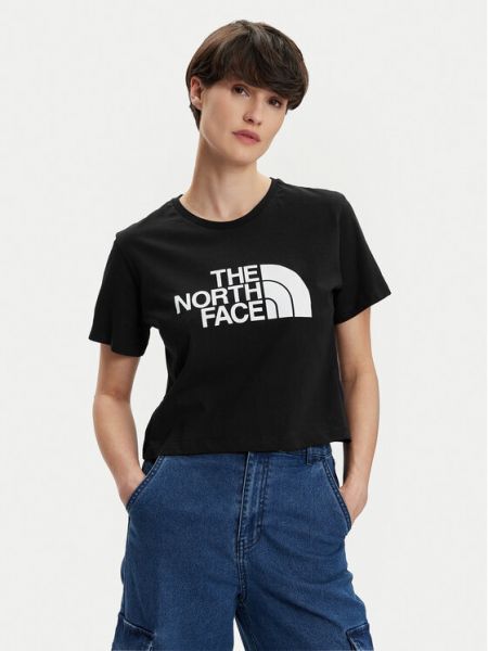 Voľné priliehavé tričko The North Face čierna