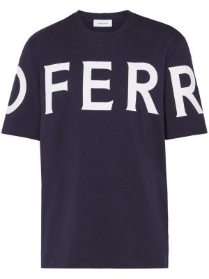 Bavlnené tričko s potlačou Ferragamo