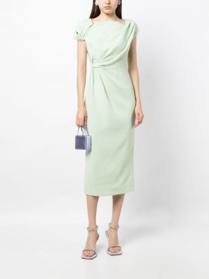 Sukienka midi drapowana Rachel Gilbert zielona