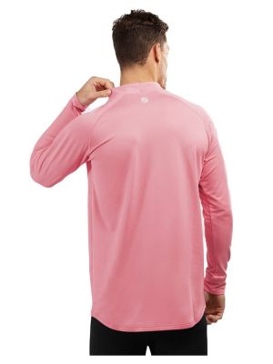 Базовая футболка с длинным рукавом Siroko розовая