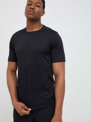 Calvin Klein Performance edzős póló Essentials fekete, nyomott mintás