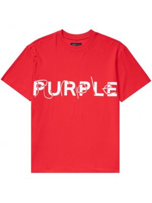 Tricou din bumbac Purple Brand