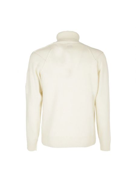 Suéter de lana con cuello alto C.p. Company blanco