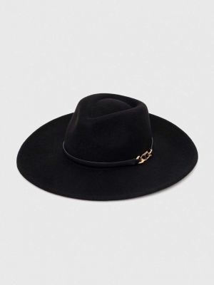 Vlněný klobouk Twinset černý
