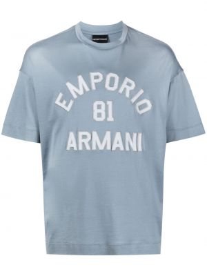 Тениска бродирана Emporio Armani
