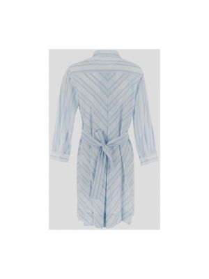 Vestido camisero de algodón See By Chloé azul
