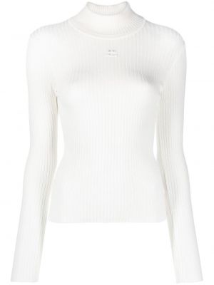 Дълъг пуловер Courreges бяло