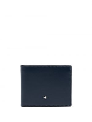 Usnjena denarnica Montblanc modra