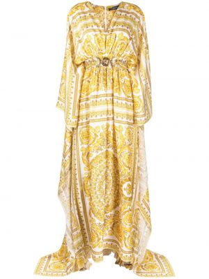 Dlouhé šaty s potiskem Versace