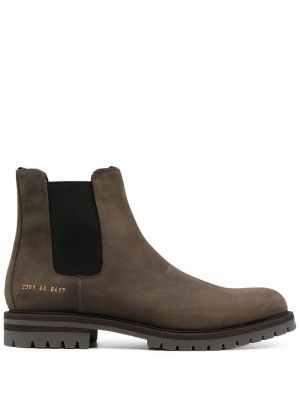 Leder chelsea boots Common Projects braun