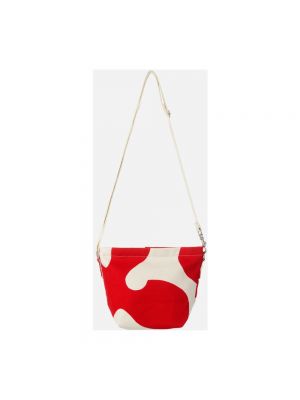 Bolsa de hombro Marimekko rojo
