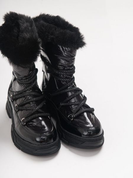 Zimní kotníkové boty Luvishoes černé