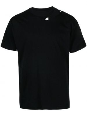 T-shirt en coton Mm6 Maison Margiela noir