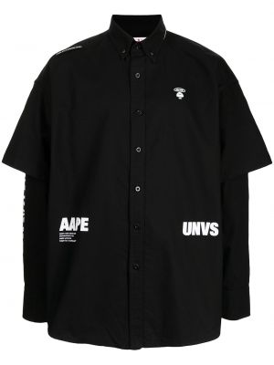 Camisa Aape By *a Bathing Ape® negro