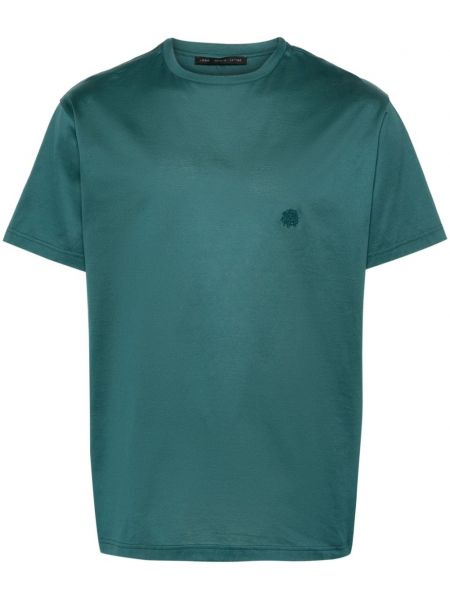 Bavlněné tričko Low Brand zelené