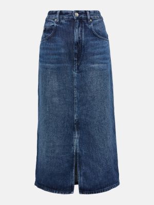 Długa spódnica Marant Etoile niebieska