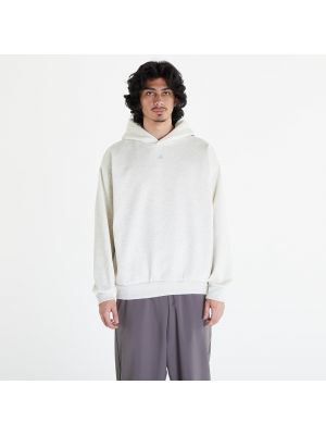 Μελανζέ φούτερ με κουκούλα Adidas Originals λευκό