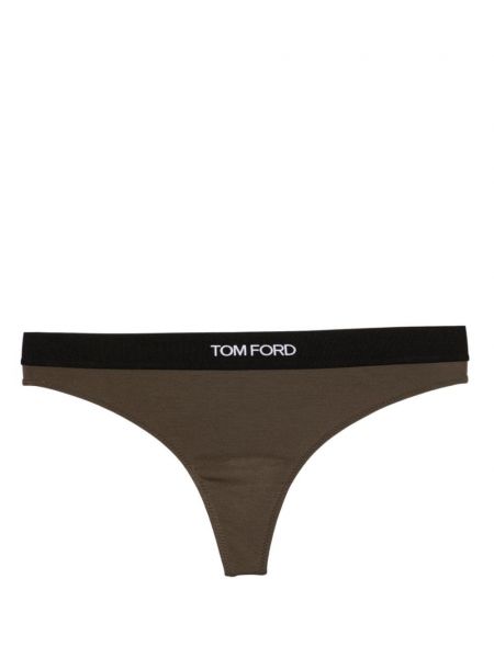 Jacquard trusser Tom Ford grøn