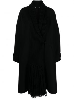 Плетено палто Ermanno Scervino черно