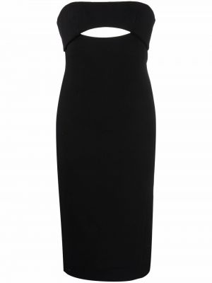 Коктейлна рокля Saint Laurent черно