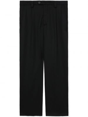 Pantalon droit plissé Mfpen noir