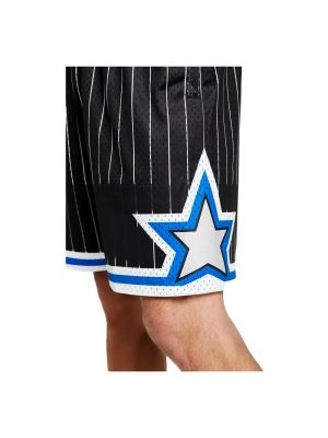 Pantalones cortos de malla Mitchell & Ness negro