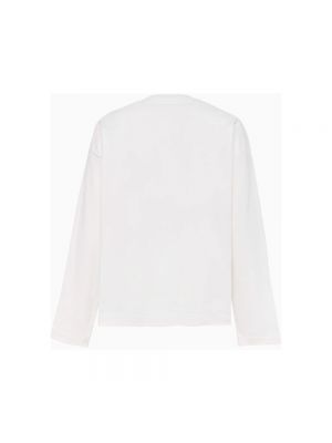 Bluza bawełniana Jil Sander biała