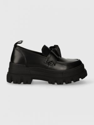 Pantofi loafer cu funde cu platformă Buffalo negru