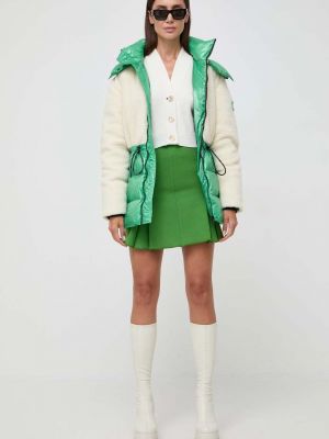 Péřová bunda Karl Lagerfeld zelená