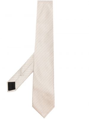 Seiden krawatte Givenchy beige