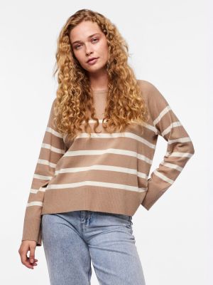 Pullover Pieces valge