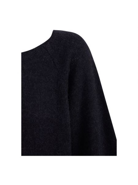 Jersey de alpaca de lana merino de tela jersey Cortana negro