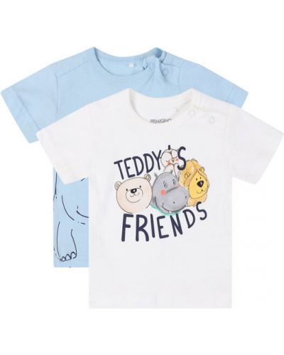 Primigi 2 póló készlet East Wear Boy 45226002 Fehér Regular Fit