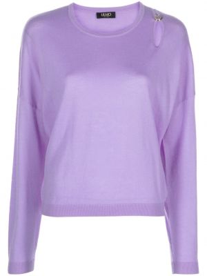 Pull en tricot Liu Jo violet