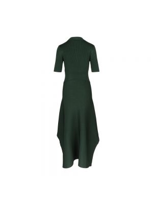 Dzianinowa sukienka długa Stella Mccartney zielona