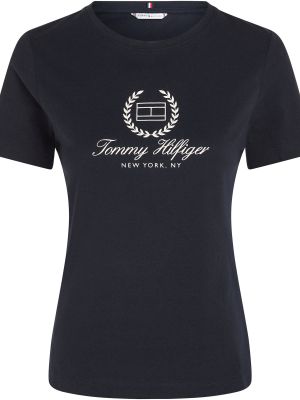 Тениска slim Tommy Hilfiger бяло