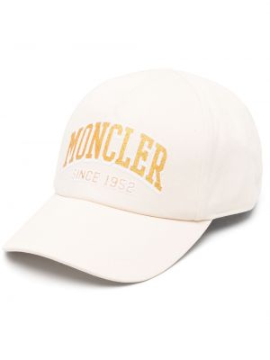 Kepurė su snapeliu Moncler smėlinė